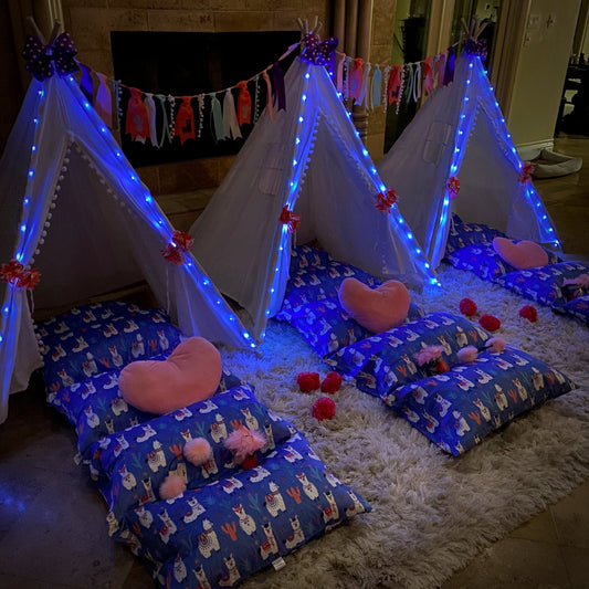 Llama Party, Llama Glamping Paty Set, Llama Teepee Tent Party